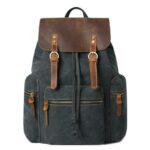 Fashion Contrast Color Canvas Backpack For Men And Women – Bild 3