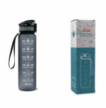1L Tritan Water Bottle With Time Marker Bounce Cover – Bild 12