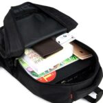 Black Oxford Cloth Business Large Backpack For Men – Bild 3