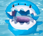 Aufblasbarer Schwimmring für Kinder mit Sonnendach – Hai-Design mit Sitz – Bild 6