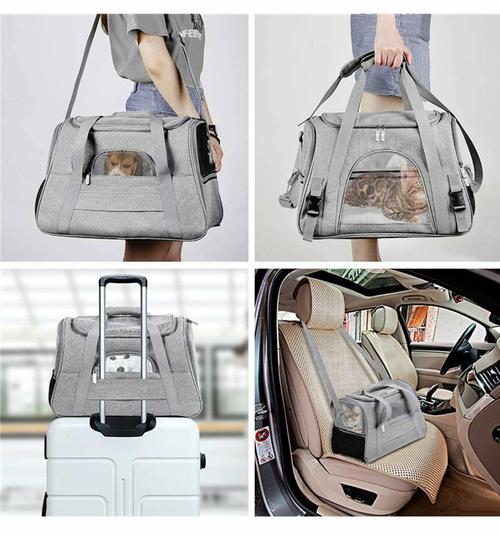 22e5a2db-b275-436e-aa31-396f1f469db6.jpg Portable Pet Dog Cat Breathable Backpack – Bild 1
