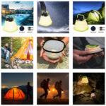 Collapsible Camping Light IP68 Waterproof Solar Foldable – Bild 9