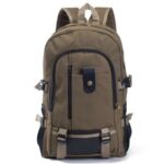 Canvas Backpack For School Hiking Traveling For Men – Bild 5