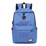 High Quality Grey Anti Theft Backpack – Bild 9