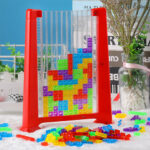 Tetris Game Colorful 3D Puzzle Tangram Math Toys – Bild 3