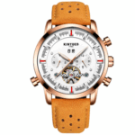 Leather Strap Watch With Large Dial For Men – Bild 9