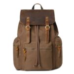 Fashion Contrast Color Canvas Backpack For Men And Women – Bild 4