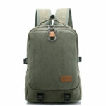 Men's Casual Retro Fashionable Canvas Backpack – Bild 2