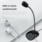 Gooseneck Computer Microphone USB Sound Card Monitor – Bild 4