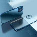 Luxury Square Frame Plating Clear Matte Transparent Cover – Bild 4