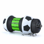 Football Soccer Silicone Water Bottle with Straw Foldable – Bild 5