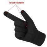 Mens Winter Beanie Hat And Neck Scarf Warmer Touch Screen Gloves Set – Bild 14