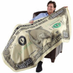 Million-dollar Novelty Blanket Flannel Funny Plush – Bild 5