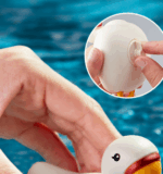 Baby Bath Toys Cute Cartoon Goose Dolphin Swimming Wind-up Clockwork – Bild 2
