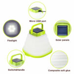 Collapsible Camping Light IP68 Waterproof Solar Foldable – Bild 10
