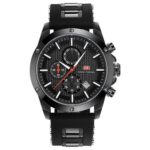 High Quality Quartz Watch For Men With Silicone Band – Bild 3