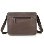 Dark Brown High Quality Leather Messenger Bag For Men – Bild 2
