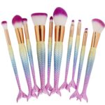 High Quality 10 Makeup Fishtail Brushes – Bild 2