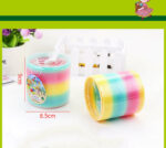 Rainbow Spring Coil Toys Plastic Folding Spring Coil Sports Game – Bild 4