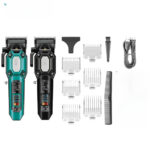 Electric Hair Clipper Transparent Body Hair Trimmer LED Intelligent