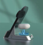 Creative Multifunctional Wireless Charging With Alarm Clock – Bild 3