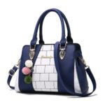 High Quality Contrast Color Messenger Bag For Ladies – Bild 2