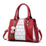 High Quality Contrast Color Messenger Bag For Ladies – Bild 4