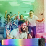 Computer Game Speakers With RGB Light Powerful Bass Stereo