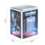 Car Ashtray With LED Light RGB Ambient Light Cigarette Cigar Ash Tray – Bild 2