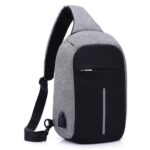 Small Anti-theft Chest Bag With USB Charging Port For Men