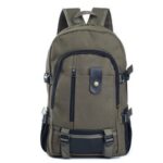 Canvas Backpack For School Hiking Traveling For Men – Bild 3
