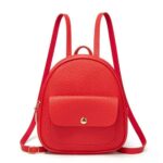 Solid Color Fashion Small Backpack For Women