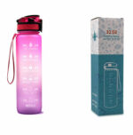 1L Tritan Water Bottle With Time Marker Bounce Cover – Bild 13