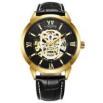 Automatic Mechanical Watch For Men With Leather Band – Bild 2