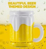 Large Inflatable Beer Mug Cooler Pool Float Drink Cooler – Bild 8