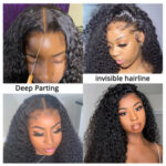 HD Lace 5x5 Deep Curly Closure Wig | Premium Human Hair – Bild 4
