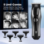 Hair Clipper Professional Hair Cutting Machine Rechargeable Barber