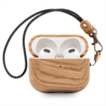 Back Cover Solid Wood Bluetooth Earphone Case – Bild 6