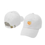 Peach Embroidery Peaked Cap For Women – Bild 6