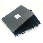 Great Natural Alpaca 100% baby alpaca scarf black color – Bild 4