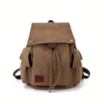 Fashion Vintage Female Canvas Backpack – Bild 5