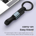 Ultra Short Keychain USB Data Cable 3.1A Max Fast Charging Cable Micro – Bild 2