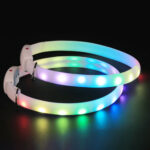 USB Rechargeable Pet Dog LED Glowing Collar – Bild 4