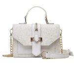 PU Chain Strap Sequin Messenger Bag For Women – Bild 2