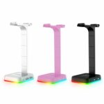 Desktop Gamer 2 In 1 RGB Headphone Stand Power Strip – Bild 6
