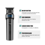 Hair Clipper Professional Men's Hair Trimmer Rechargeable Household – Bild 2
