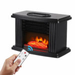 Electric Fireplace Heater LED Flame Effect Stove – Bild 2
