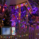 Solar 100LED Crystal Globe Lights Fairy String Light for Christmas – Bild 2