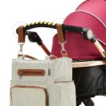Windeltasche mit großer Kapazität für Mama und Baby (Weiß) – Bild 2