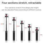 Upgraded Extended Tripod Phone Camera Selfie Stick – Bild 3